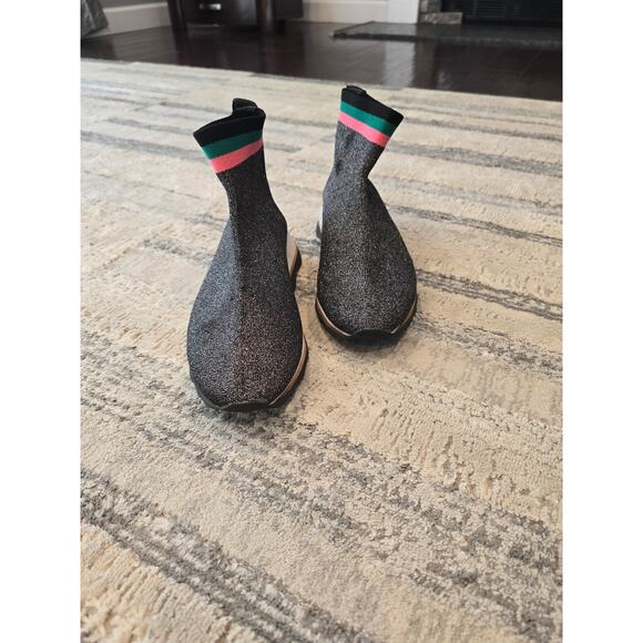 Loeffler Randall Sock Sneakers Black Size 8 - Picture 11 of 12